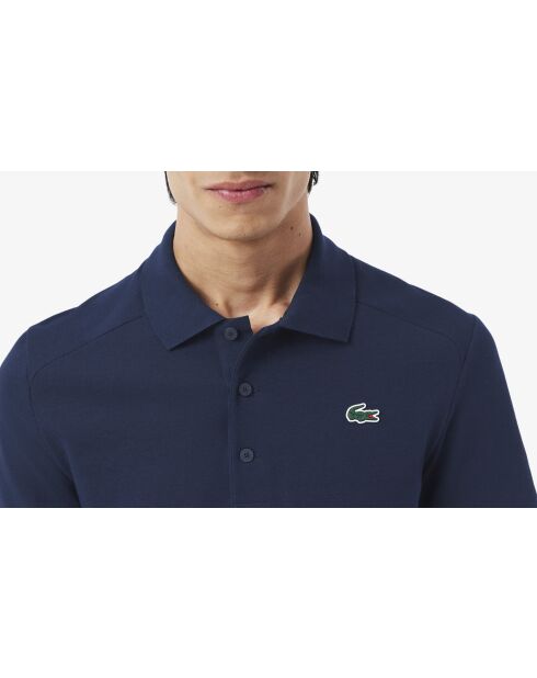Petit Piqué golfpoloshirt met maritieme UV-bescherming