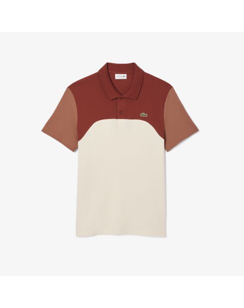 Polo L.12.12 Regular-Fit-Farbblock Lappland/Iberis-Piste