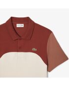 Polo L.12.12 Regular-Fit-Farbblock Lappland/Iberis-Piste