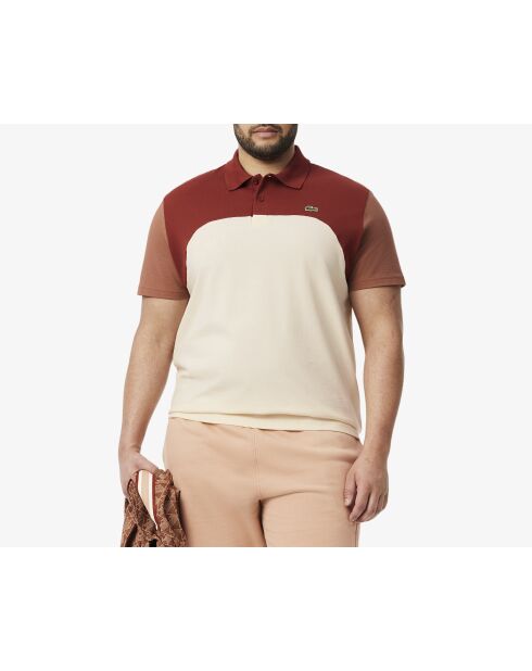 Polo L.12.12 Regular-Fit-Farbblock Lappland/Iberis-Piste