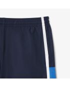 Lichte tennisshort met gekleurde banden marineblauw/zigeunerwit