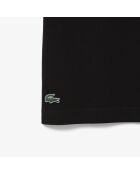 Regulär geschnittenes T-Shirt aus leichter Baumwolle mit schwarzem Aufdruck