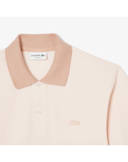 Polo L.12.12 dalla vestibilità classica con stampa sfumata in angora/latte