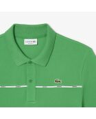 Polo L.12.12 regular fit liseré griffé calathea