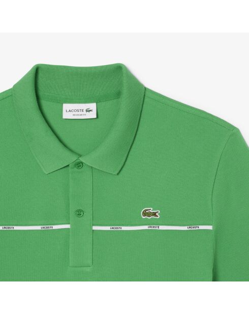 Polo L.12.12 de corte regular con borde característico de Calathea