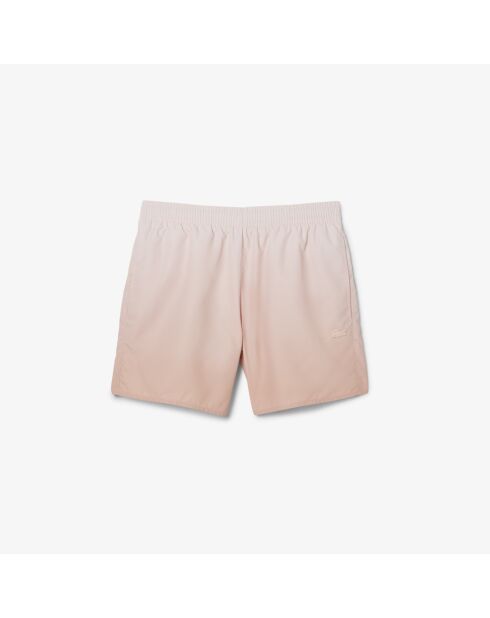 Kurze Badeshorts mit Latte/Angora-Farbverlauf