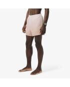 Korte zwemshort met latte/angora-gradiëntprint