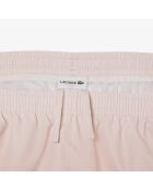 Korte zwemshort met latte/angora-gradiëntprint