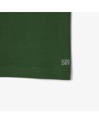 Heritage Tennis-T-Shirt mit grünem Aufdruck