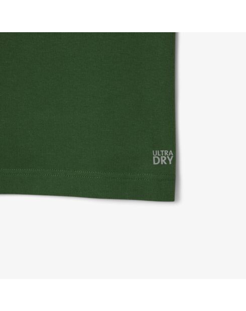 Heritage Tennis-T-Shirt mit grünem Aufdruck