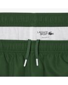 Sportshort met groen/limoenprint