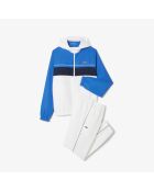 Ensemble survêtement Sport taffetas diamanté blanc/gitane-marine