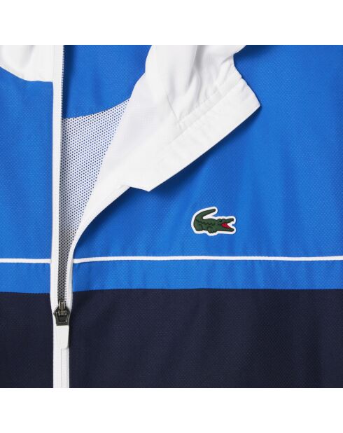 Ensemble survêtement Sport taffetas diamanté blanc/gitane-marine