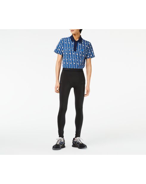 Zwarte sportlegging van gerecycled polyester