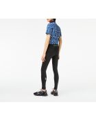 Schwarze Sportleggings aus recyceltem Polyester