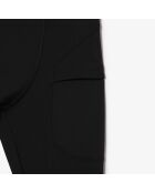 Schwarze Sportleggings aus recyceltem Polyester