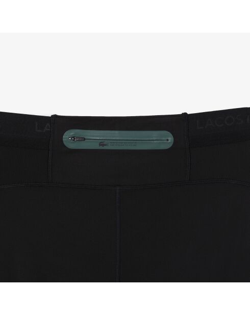Schwarze Sportleggings aus recyceltem Polyester