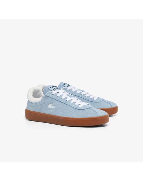 Baseshot sneakers van lichtblauw/gumsuède