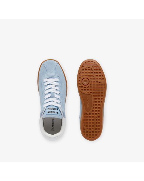 Baseshot sneakers van lichtblauw/gumsuède