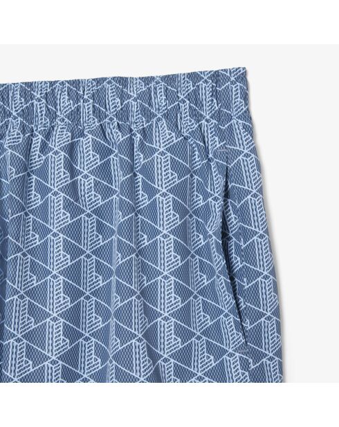 Traje de baño de longitud media con estampado de monogramas de Hawk/Panorama