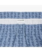 Traje de baño de longitud media con estampado de monogramas de Hawk/Panorama