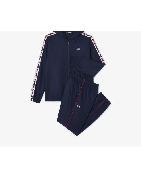 Ensemble survêtement Sport griffé marine/grenadine