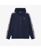 Ensemble survêtement Sport griffé marine/grenadine