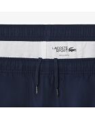 Pantalones deportivos azul marino/blanco