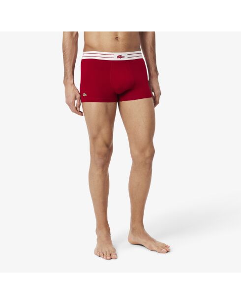 Lot de 3 boxers courts Saint-Valentin marine/eglantier/coccinel