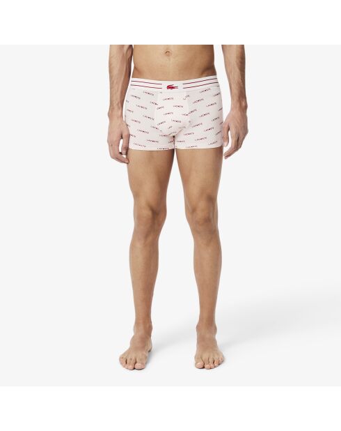 Lot de 3 boxers courts Saint-Valentin marine/eglantier/coccinel