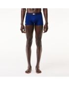 Lot de 3 boxers courts imprimé marine/blanc/argent chine