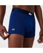 Lot de 3 boxers courts imprimé marine/blanc/argent chine