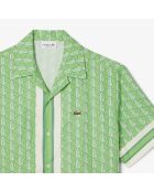 Liamone/Epicea-Cristallin hemd met rechte snit en monogram