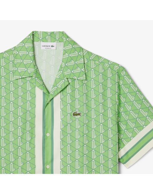 Liamone/Epicea-Cristallin hemd met rechte snit en monogram