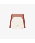 Lappland/Iberis-Piste Fleeceshorts aus Baumwolle im Farbblockdesign