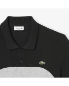 Polo L.12.12 Regular-Fit-Farbblock silber/schwarz