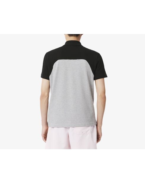 Polo L.12.12 Regular-Fit-Farbblock silber/schwarz