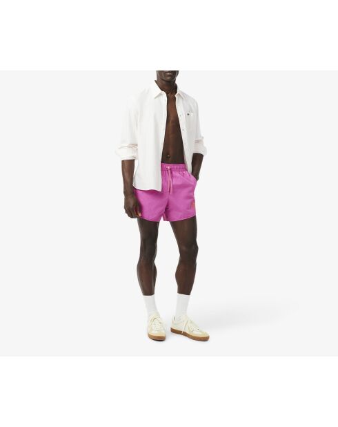 Bañador corto con el emblema de Malva/Granadina