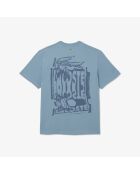 T-Shirt aus Baumwolljersey mit Limetten-/Falcon-Grafik