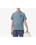 T-Shirt aus Baumwolljersey mit Limetten-/Falcon-Grafik