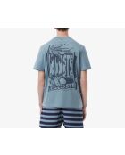 T-Shirt aus Baumwolljersey mit Limetten-/Falcon-Grafik