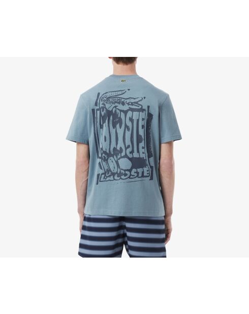 T-Shirt aus Baumwolljersey mit Limetten-/Falcon-Grafik