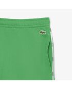 Katoenen fleeceshort met Calathea-merkrand