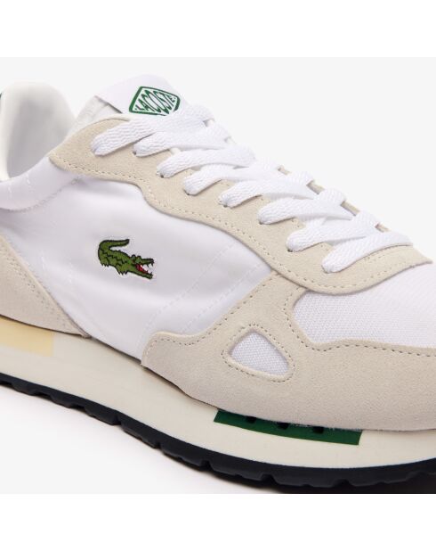 Sneakers Partner 70s blanc/vert foncé