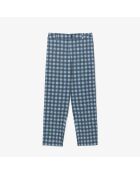 Ultradroge limoen/marineblauwe golfbroek