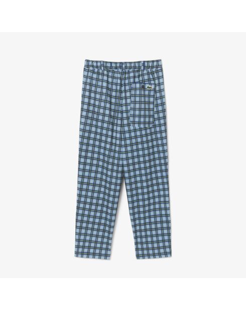 Ultradroge limoen/marineblauwe golfbroek