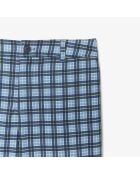 Ultradroge limoen/marineblauwe golfbroek