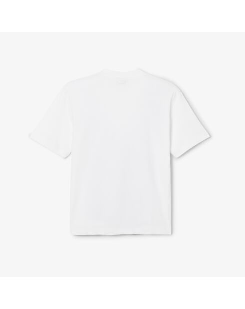 Wit/veelkleurig T-shirt met paradeprint met krokodillenprint