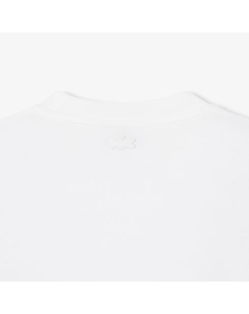 Weißes/mehrfarbiges Parade-T-Shirt mit Krokodildruck