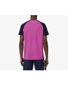 Malva/Navy-Lapland Ultra Dry Tennis-T-Shirt im Farbblockdesign
